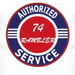 Authorized Service 1974 AMC RAMBLER T Shirt