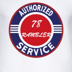 Authorized Service 1978 AMC RAMBLER T Shirt