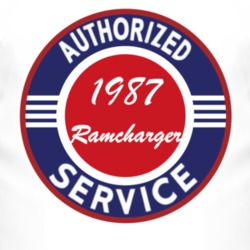 Authorized Service 1987 Dodge Ramcharger T Shirt