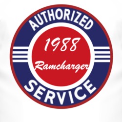 Authorized Service 1988 Dodge Ramcharger T Shirt