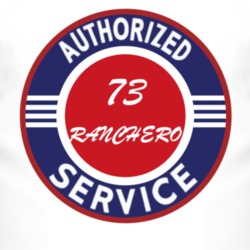 Authorized Service 1973  RANCHERO T Shirt