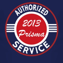 Authorized Service 2013 Chevy Prisma Dark T Shirt