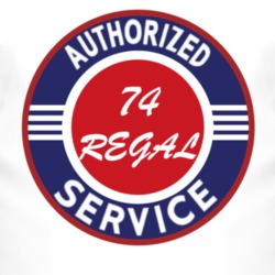 Authorized Service 1974 BUICK REGAL T Shirt