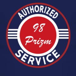 Authorized Service 1998 Chevy Prizm Dark T Shirt