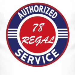 Authorized Service 1978 BUICK REGAL T Shirt