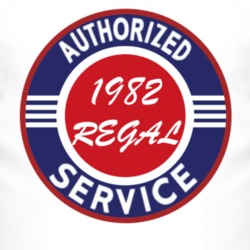 Authorized Service 1982 BUICK REGAL T Shirt