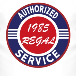 Authorized Service 1985 BUICK REGAL T Shirt