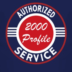 Authorized Service 2000 Oldsmobile Profile Dark T Shirt