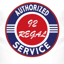 Authorized Service 1992 BUICK REGAL T Shirt