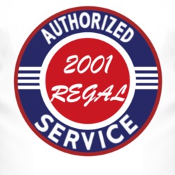 Authorized Service 2001 BUICK REGAL T Shirt