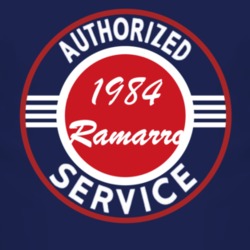 Authorized Service 1984 Chevy Ramarro Dark T Shirt