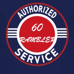 Authorized Service 1960 AMC RAMBLER Dark T Shirt