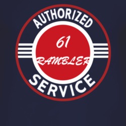 Authorized Service 1961 AMC RAMBLER Dark T Shirt