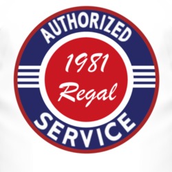 Authorized Service 1981 Chrysler Regal T Shirt