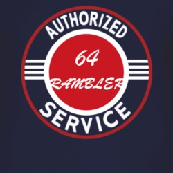 Authorized Service 1964 AMC RAMBLER Dark T Shirt