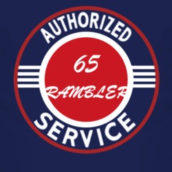 Authorized Service 1965 AMC RAMBLER Dark T Shirt