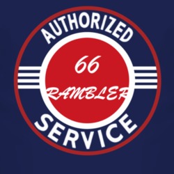 Authorized Service 1966 AMC RAMBLER Dark T Shirt