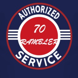 Authorized Service 1970 AMC RAMBLER Dark T Shirt