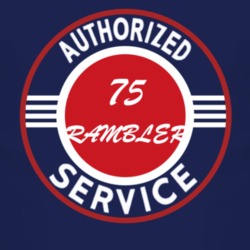 Authorized Service 1975 AMC RAMBLER Dark T Shirt