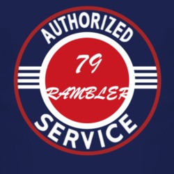 Authorized Service 1979 AMC RAMBLER Dark T Shirt