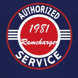 Authorized Service 1981 Dodge Ramcharger Dark T Shirt
