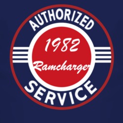 Authorized Service 1982 Dodge Ramcharger Dark T Shirt