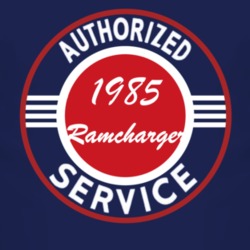 Authorized Service 1985 Dodge Ramcharger Dark T Shirt