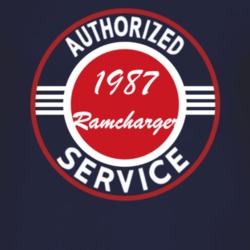 Authorized Service 1987 Dodge Ramcharger Dark T Shirt