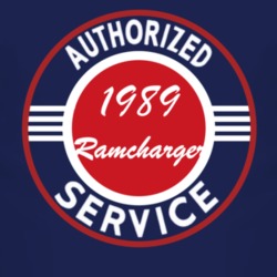Authorized Service 1989 Dodge Ramcharger Dark T Shirt