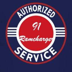 Authorized Service 1991 Dodge Ramcharger Dark T Shirt