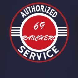 Authorized Service 1969  RANCHERO Dark T Shirt