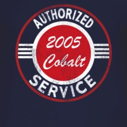 Authorized Service 2005 Chevy Cobalt Distressed Look Dark T Shirt