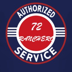 Authorized Service 1972  RANCHERO Dark T Shirt