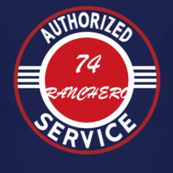 Authorized Service 1974  RANCHERO Dark T Shirt