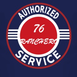 Authorized Service 1976  RANCHERO Dark T Shirt