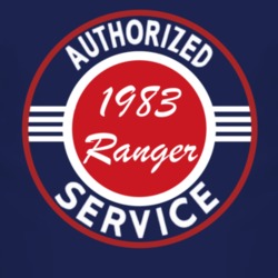 Authorized Service 1983 Ranger Dark T Shirt