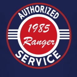 Authorized Service 1985 Ranger Dark T Shirt