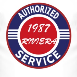 Authorized Service 1987 BUICK RIVIERA T Shirt