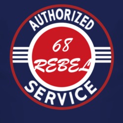 Authorized Service 1968 AMC REBEL Dark T Shirt