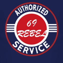 Authorized Service 1969 AMC REBEL Dark T Shirt
