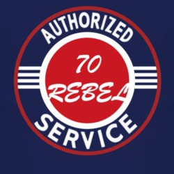 Authorized Service 1970 AMC REBEL Dark T Shirt