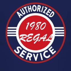 Authorized Service 1980 BUICK REGAL Dark T Shirt