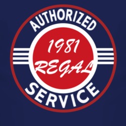 Authorized Service 1981 BUICK REGAL Dark T Shirt