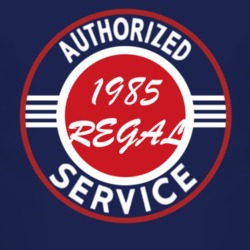 Authorized Service 1985 BUICK REGAL Dark T Shirt