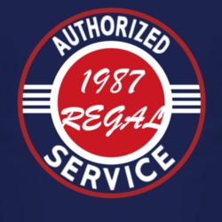 Authorized Service 1987 BUICK REGAL Dark T Shirt