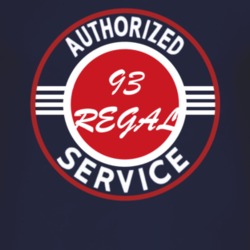 Authorized Service 1993 BUICK REGAL Dark T Shirt