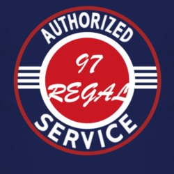 Authorized Service 1997 BUICK REGAL Dark T Shirt