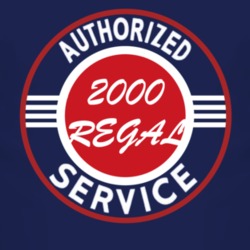 Authorized Service 2000 BUICK REGAL Dark T Shirt