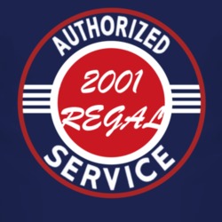Authorized Service 2001 BUICK REGAL Dark T Shirt