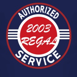 Authorized Service 2003 BUICK REGAL Dark T Shirt